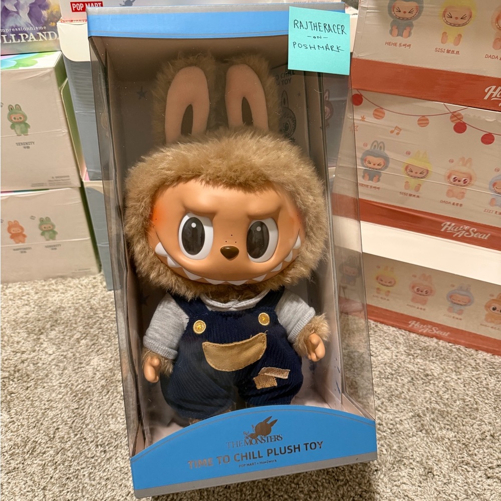 🚫SOLD🚫 Pop Mart The Monsters Time to Chill Plush Toy labubu (NIB)